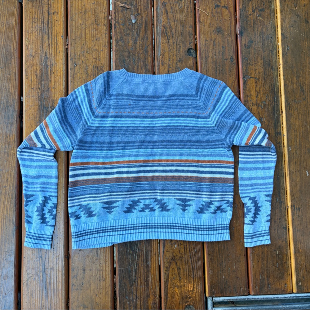 Pendleton Raglan Aztec Multicolor Patterned Crewn… - image 7